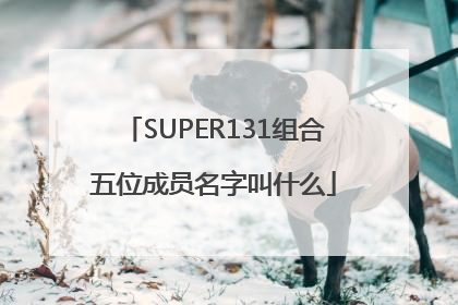 SUPER131组合五位成员名字叫什么